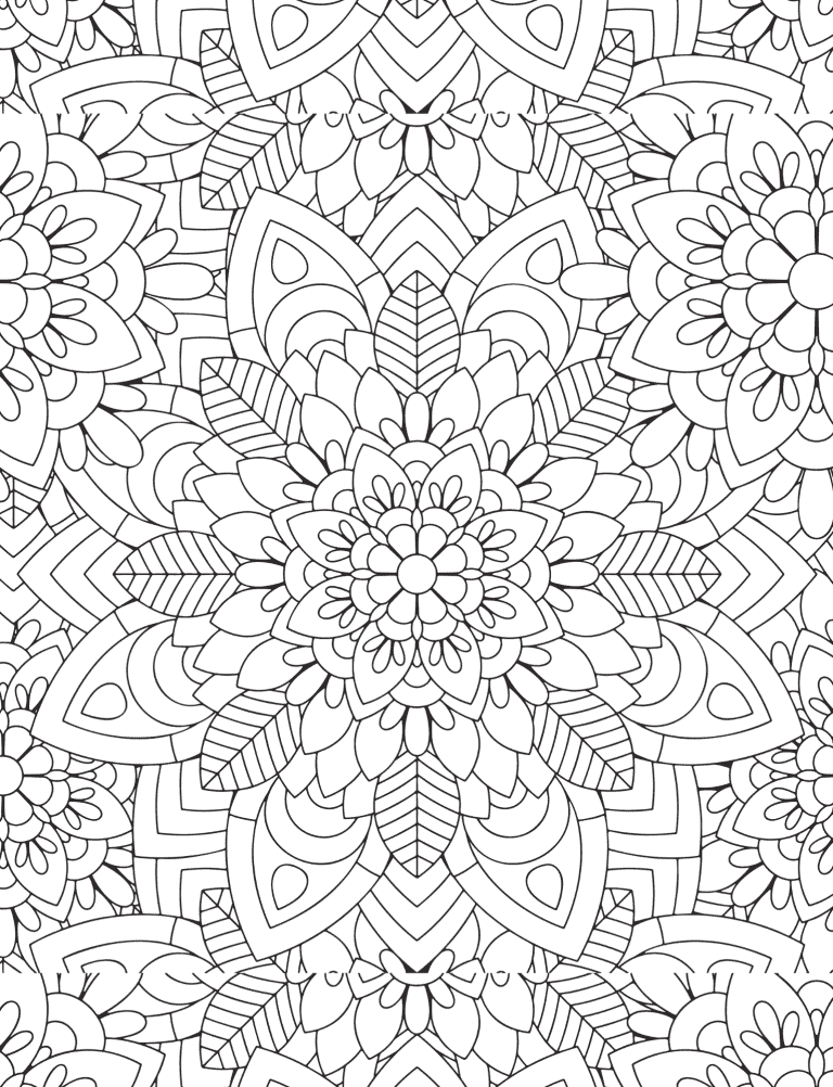 3 Free Geometric Coloring Pages! - I Spy Fabulous